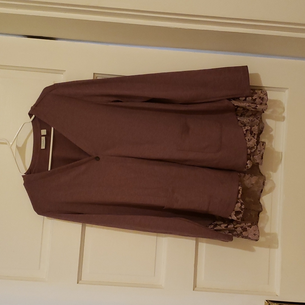 LOGO lounge flowy cardigan